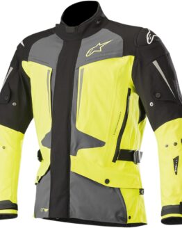 Yaguara Drystar Motorcycle Jacket Black/Gray/Yellow US X-Large
