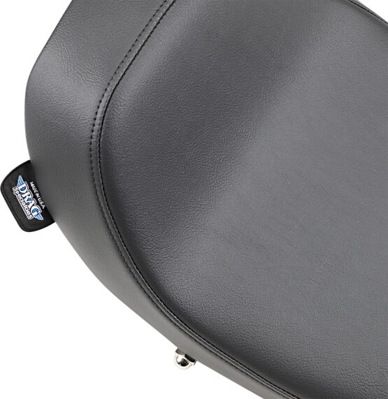 Low Plain Vinyl Solo Seat - Black - Image 3