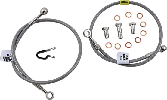 Stainless Steel Front 2-Lines Brake Line Kit