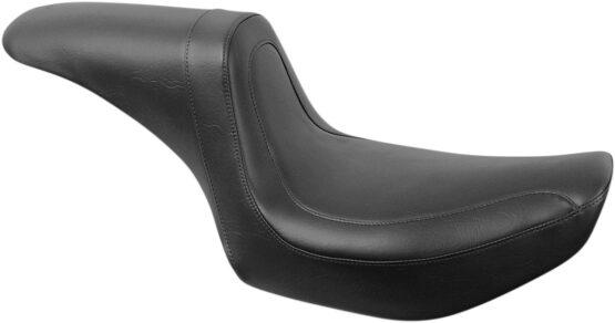 Fastback Smooth Vinyl 2-Up Seat - Black