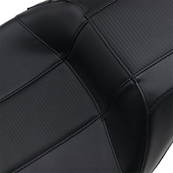 Outcast Carbon Fiber Vinyl 2-Up Seat - Black - Image 2