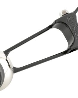 Klock Werks Roll Cage Phone Mount Offset 1-3/4in Black Flat For UTVs