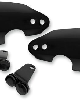 Memphis Shades Black Handguards Pair For Harley Dyna Softail Touring