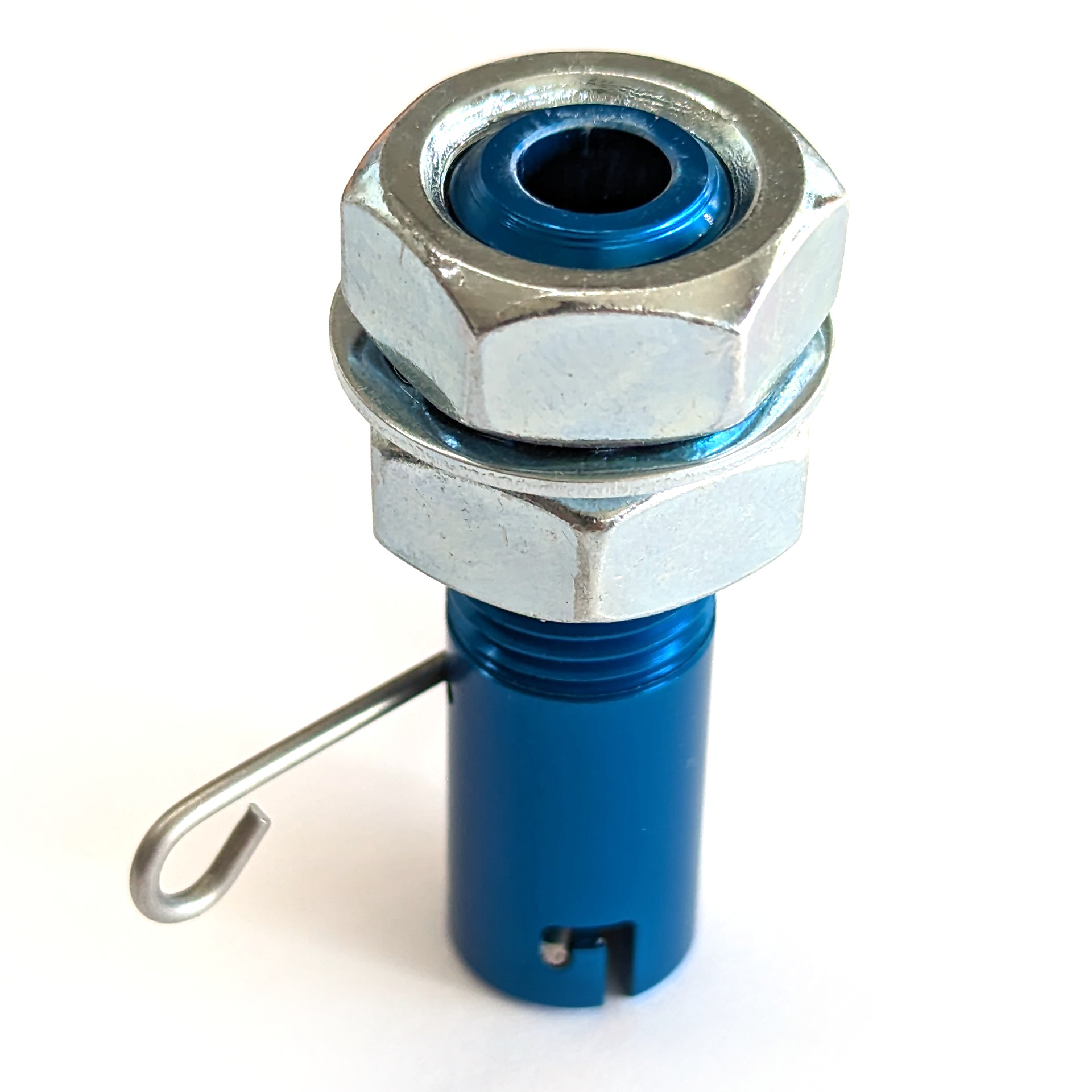 The "Flag Grabber" - Blue Quick Release Whip Flag Pole Mount - 1/4" - Image 3