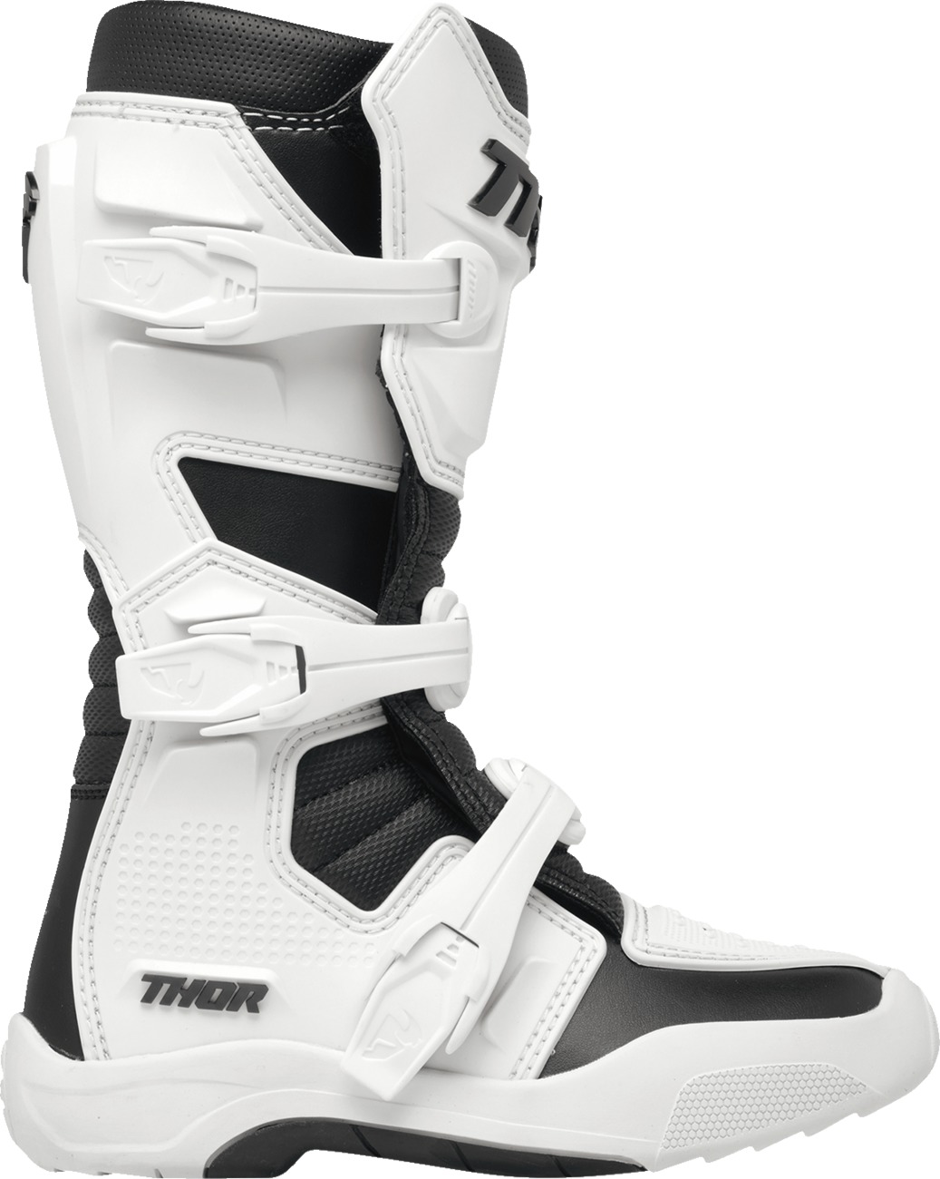 Thor Youth Blitz XR Boots Black/White Size 7 - Image 4