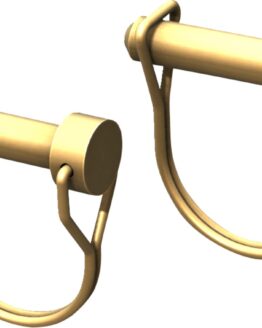 KFI ATV Plow Pin Kit 3/8" Zinc Plated, 2-Pack