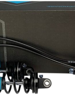 Legend Suspension REVO ARC 14in Rear Shocks Black Standard For Harley FLH/FLT