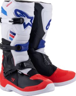 Alpinestars Tech 3 Boots White/Red/Black US 8 EU 42
