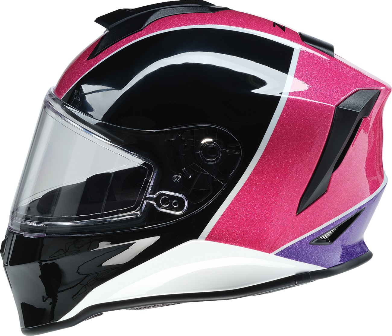 Z1R Youth Warrant Fresh Pow Snow Helmet L Pink/Purple - Image 4