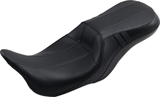 Outcast Carbon Fiber Vinyl 2-Up Seat - Black