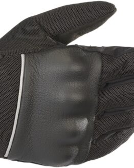 C Vented Air Street Riding Gloves Black Medium