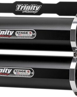 Stage 5 Slip On Exhaust - Dual Black Mufflers