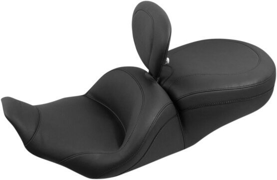 Lowdown Plain Vinyl 2-Up Seat w/Backrest