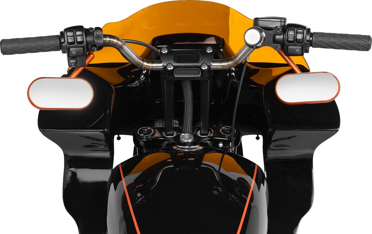 Arlen Ness MX Moto Welded Raw Stainless Steel Handlebar 1in Silver - Image 3