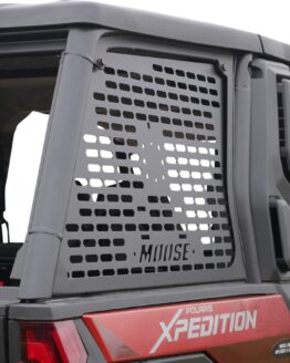 Moose Rear Window Molle Panels Black For 2024 Polaris Xpedition ADV