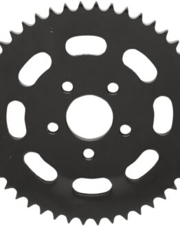 Carbon Steel 48T Drive Sprocket Gloss Black Offset 0.23"