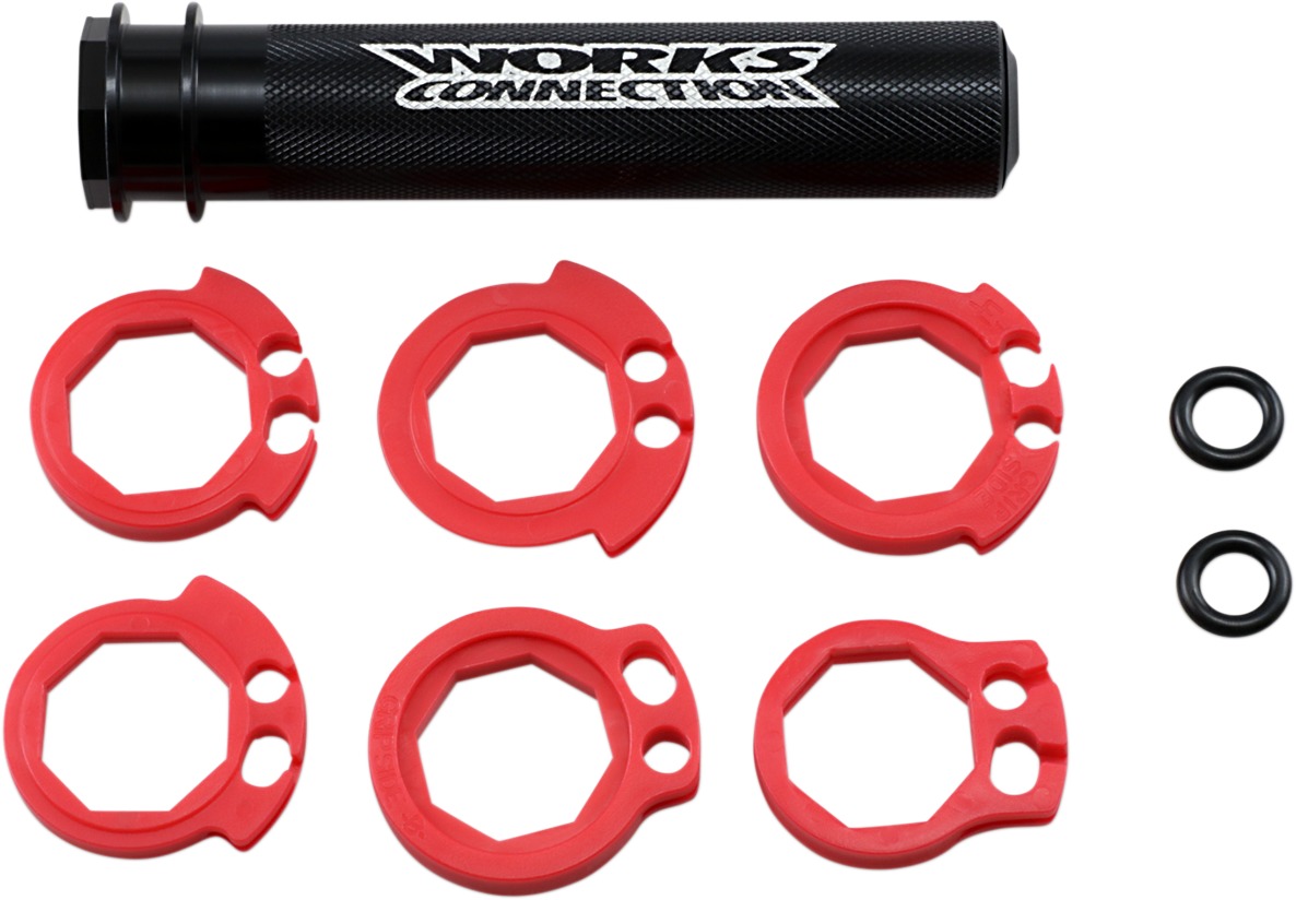 Works Connection Elite Throttle Tube Black/Red For MX & Offroad Models - Image 5