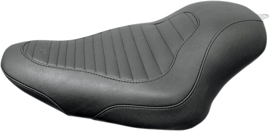 Tripper Ribbed Synthetic Leather Solo Seat - Black