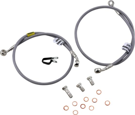 Stainless Steel Front 2-Lines Brake Line Kit