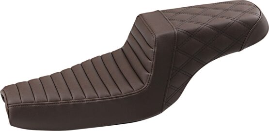 Step-Up Tuck and Roll 2-Up Seat Brown