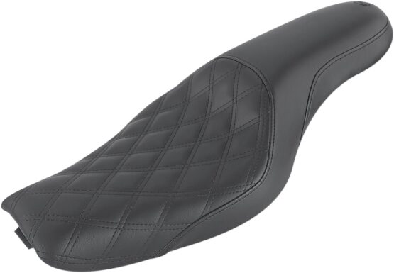 Profiler Lattice Stitched 2-Up Seat - Black