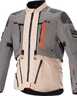 Alpinestars AMT-10R Drystar XF Jacket 2XL Gray Black Tan Orange Men's