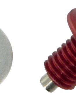 Moose Magnetic Drain Plug w/ Washer Red M10x1.5x17mm