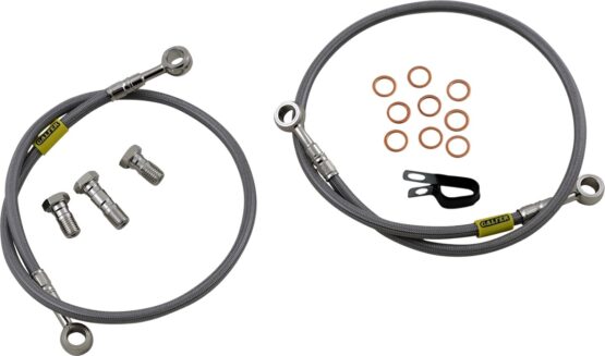 Stainless Steel Front 2-Lines Brake Line Kit