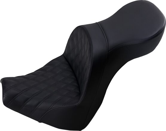 Explorer Touring Lattice Stitched 2-Up Seat - Black