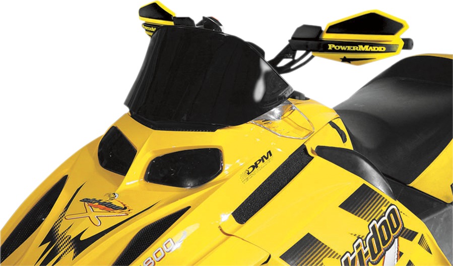 Powermadd 9.5" Low Windshield Black Fits Ski-Doo REV - Image 3