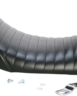 Bare Bones Pleated Vinyl Solo Seat Black Foam