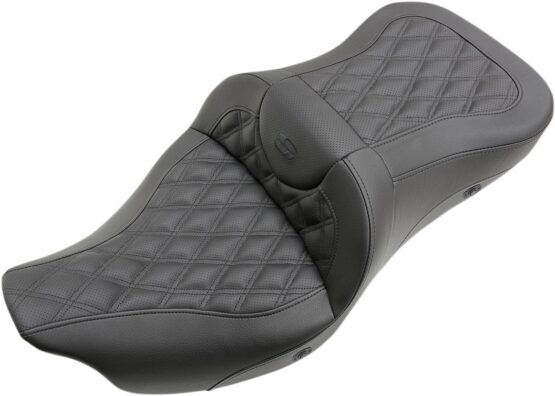 Heated Road Sofa Lattice Stitched 2-Up Seat Gel