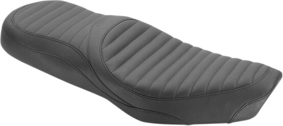 Sport Touring Ribbed Vinyl 2-Up Seat - Black