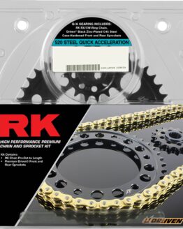 RK 520 Quick Acceleration Chain and Sprocket Kit Gold Honda CBR1000