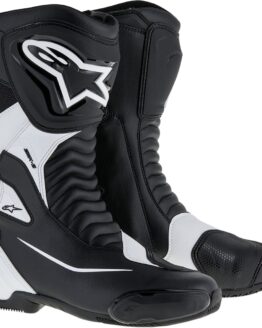 SMX-S Street Riding Boots Black/White US 6