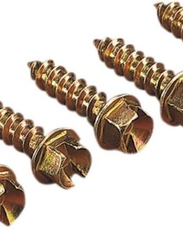 7/16" Original Gold Screws - 250 Pack