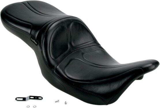 Maverick Stitched Vinyl 2-Up Seat Black Foam