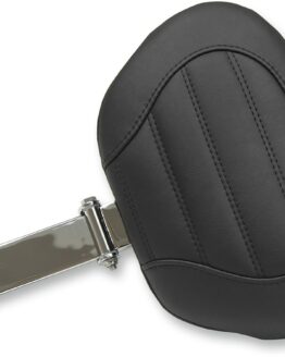 Mustang Super Touring Seat w/ Backrest Black Fits Freewheeler