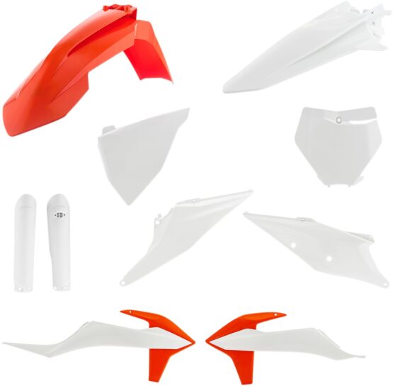 Full Plastic Kit - White/Orange Original 2019