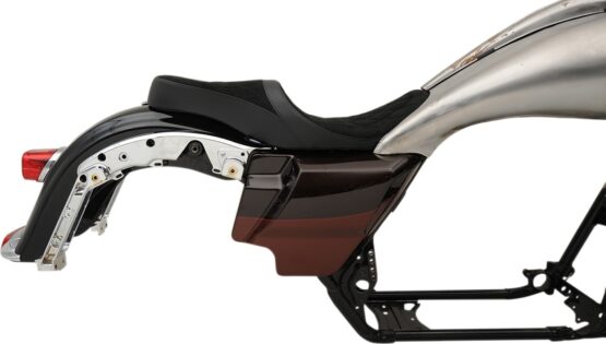 Low-Profile Suede Dbl-Diamond Leather 2-Up Seat - Image 5