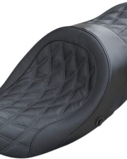 Danny Gray Airhawk Longhaul 2-Up Seat Double Diamond Harley FLH/FLT 2008-2023