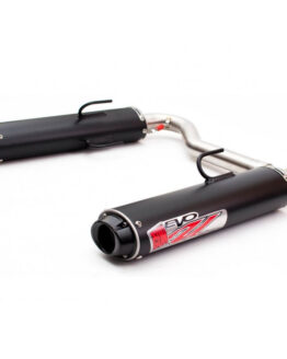 Big Gun EVO U Dual Slip-On Exhaust Black Fits 14-17 Polaris Scrambler XP 1000