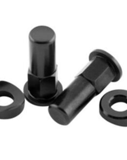BikeMaster CNC Aluminum Rim Lock Nuts Pair 8mm x 1.25mm