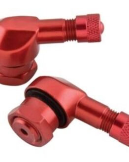 Motorcycle Valve Stems - 11.3mm Red - Pair
