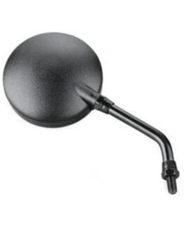 Bikemaster Round Mirror Black Universal 10mm Fits Most Except Yamaha