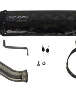S1R Slip On Exhaust - Carbon Fiber