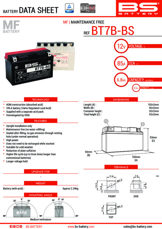 Maintenance Free Sealed Battery - Image 2