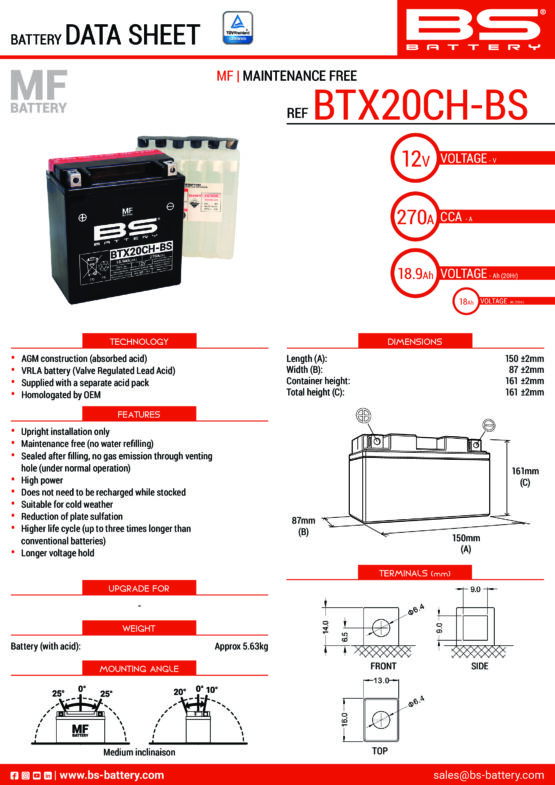 Maintenance Free Sealed Battery - Image 2