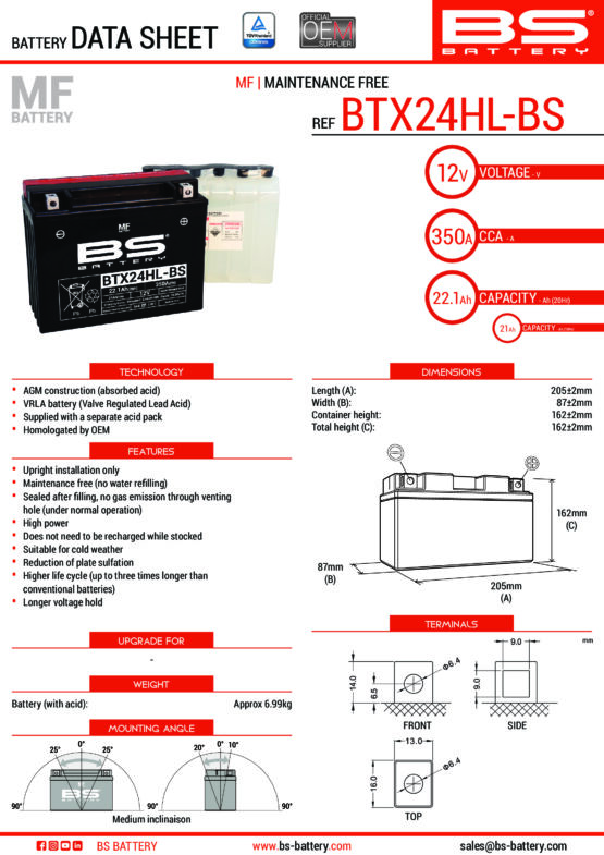 Maintenance Free Sealed Battery - Image 2