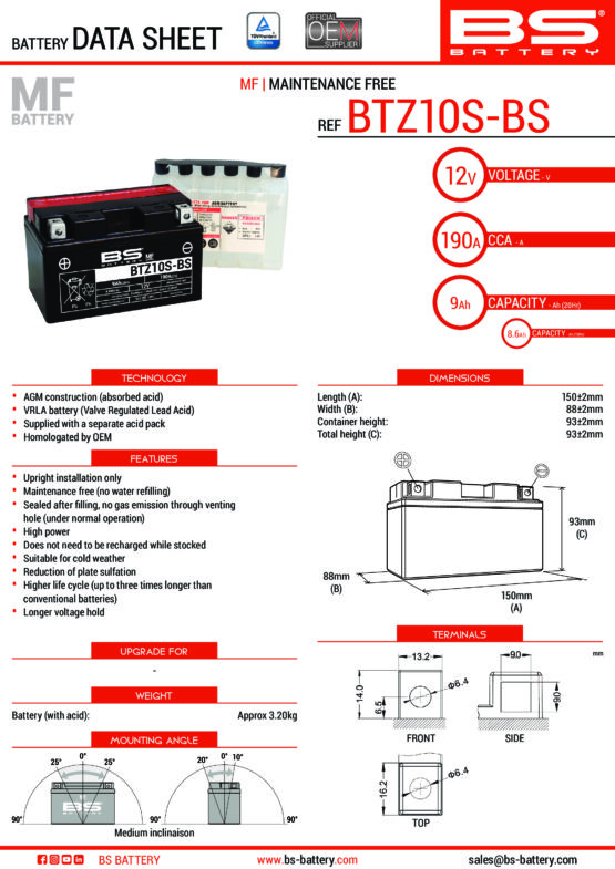 Maintenance Free Sealed Battery - Image 2